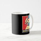 Hühnerfarm Beruflich Chicken Chaser Hühner Kaffeetasse (VorderseiteRechts)