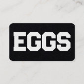 Hühnerfarm Frische Eier Visitenkarte (Vorderseite)