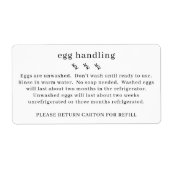 Hühnerfarm Frischeier Umhängekarton (Vorne)