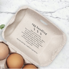 Hühnerfarm Frischeier Umhängekarton Gummistempel