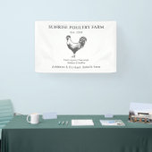 Hühnerfarm Haus Banner (Messe)