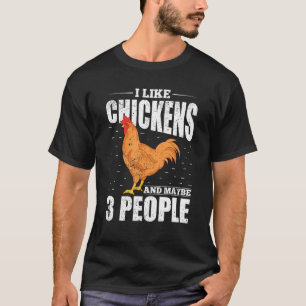 Hühnerfarm Landwirtschaft Farm Vogel Tier Landwirt T-Shirt