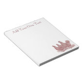 Hühnerfarm Rooster and Hens Plymouth Rock Notizblock (angewinkelt)