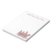 Hühnerfarm Rooster and Hens Plymouth Rock Notizblock (Rotiert)