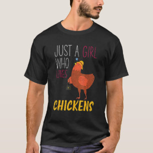 Hühnerfarm Tier Bauer Frauen Mädchen Huhn T-Shirt