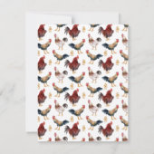 Hühnerfarm Tierausweis Mitteilungskarte (Rückseite)