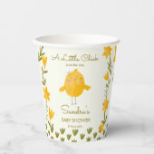 Hühnerfarm Tiere mit Babydusche Pappbecher (Vorderseite)