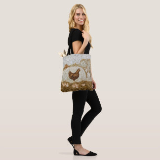 Hühnerfarm-Tragetasche Volldruck Tasche