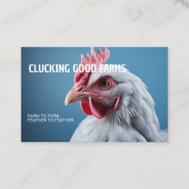 Hühnerfarm Visitenkarte