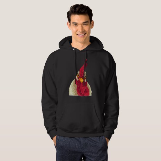 Hühnerfass D Hoodie (Vorne ganz)