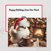 Hühnerfeiertag Gruß Postkarte (Vorne/Hinten)