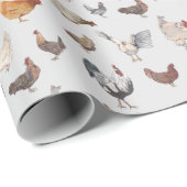 Hühnerfellpapier Geschenkpapier (Rolleneckpunkt)