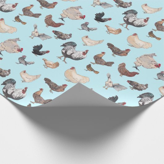 Hühnerfellpapier Geschenkpapier (Ecke)