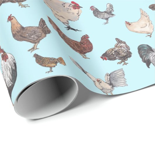 Hühnerfellpapier Geschenkpapier (Rolleneckpunkt)