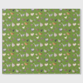 Hühnerfellpapier Geschenkpapier (Flach)