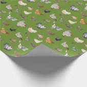 Hühnerfellpapier Geschenkpapier (Ecke)