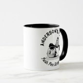 Hühnerfirma Funny Custom Family Farm Ei Tasse (VorderseiteRechts)