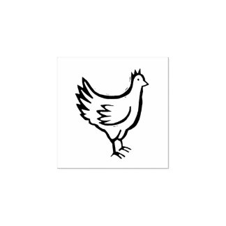 Hühnerfleisch Briefmarke DIY Hochzeitslieferungen Gummistempel