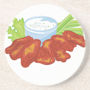 Hühnerflügel Untersetzer