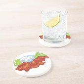 Hühnerflügel Untersetzer (Seite)