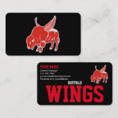 Hühnerflügel Visitenkarte (Vorne/Hinten)