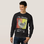 Hühnerflüster geplagtes Geflügel Sweatshirt (Vorne ganz)