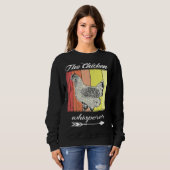 Hühnerflüster geplagtes Geflügel Sweatshirt (Vorne ganz)