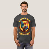 Hühnerflüster-Liebe Hühnerhähnchen Bauer Landwirts T-Shirt (Vorne ganz)