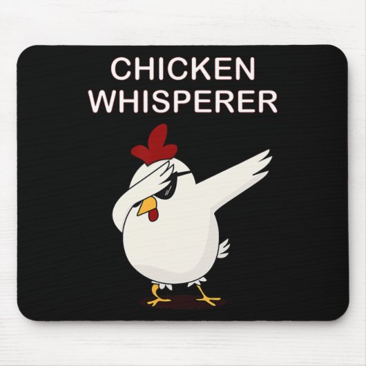 Hühnerflüsterer Dabbing-Shirt Kinder Dab Chi Mousepad (Vorne)
