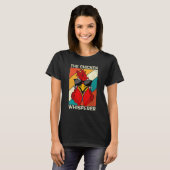 Hühnerflüsterer Hinterhof Hühnerbauer T-Shirt (Vorne ganz)