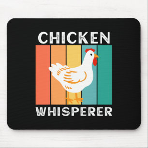Hühnerflüsterer Hühnerpapa Hof Hühnerbauer Mousepad