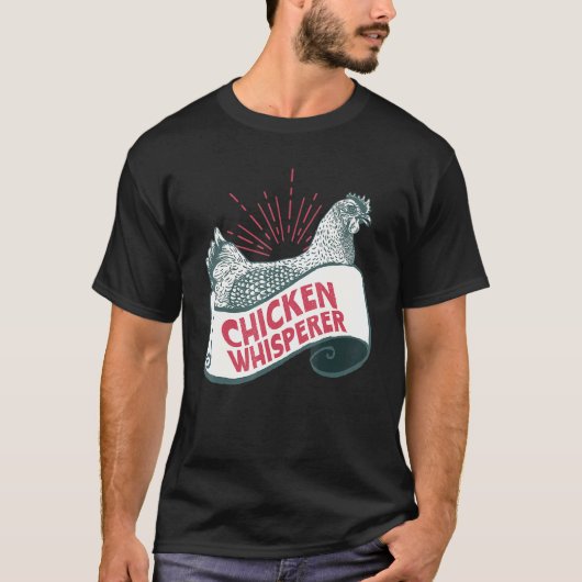 Hühnerflüsterer - Landwirt T-Shirt (Vorderseite)