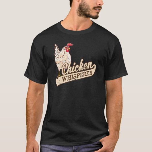 Hühnerflüsterer Landwirtschaft T-Shirt (Vorderseite)