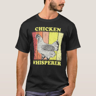 Hühnerflüsterer Retro Vintage Lustige Landwirtscha T-Shirt
