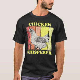 Hühnerflüsterer Retro Vintage Lustige Landwirtscha T-Shirt