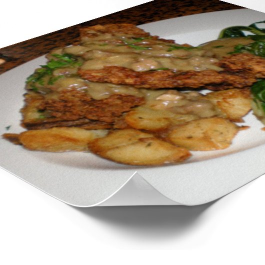 Hühnerfried Steak! Poster (Ecke)