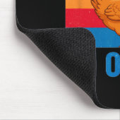 Hühnerfrieden War Niemals Eine Option Messer Retro Mousepad (Ecke)