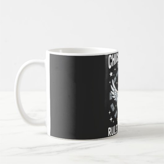 Hühnerfuß-Freunde beherrschen den Hühnerstall Kaffeetasse (Links)