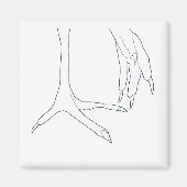 Hühnerfüße Magnet (Vorne)