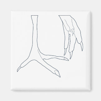 Hühnerfüße Magnet