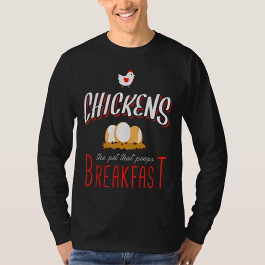 Hühnerfütterung T-Shirt (Vorderseite)
