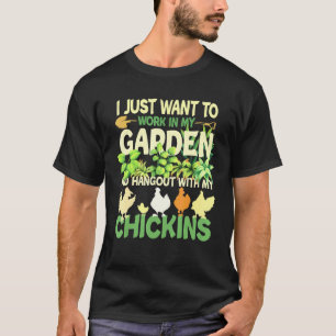 Hühnergarten Gärtnerei für Männer Frauen Gärtner 1 T-Shirt