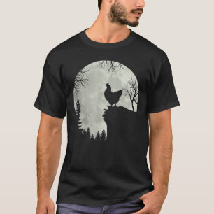 Hühnergebirge Halloween Night Costume Forest Hill T-Shirt