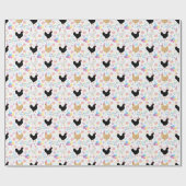 Hühnergeburtspapier Geschenkpapier (Flach)