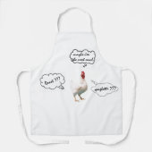 Hühnergedachte Schürze (Vorderseite)