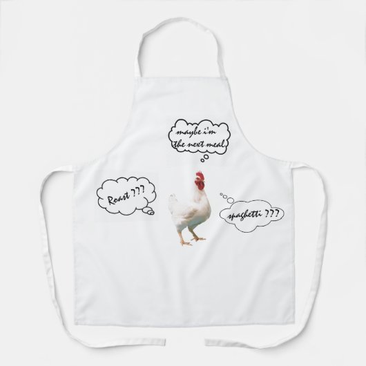 Hühnergedachte Schürze (Vorderseite)
