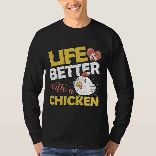 Hühnergeflügel-Bauer T-Shirt (Vorderseite)