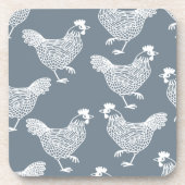 Hühnergeflügel Getränkeuntersetzer (Vorderseite)