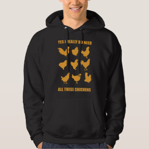 Hühnergeflügel Hoodie
