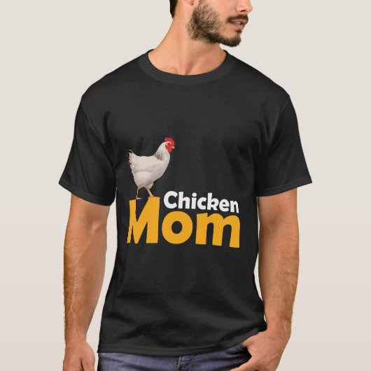Hühnergefühlte Hühner-Mama T-Shirt (Vorderseite)